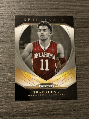 Trae Young 2021 Panini Prizm Draft Picks Brilliance #16 Oklahoma Atlanta Hawks