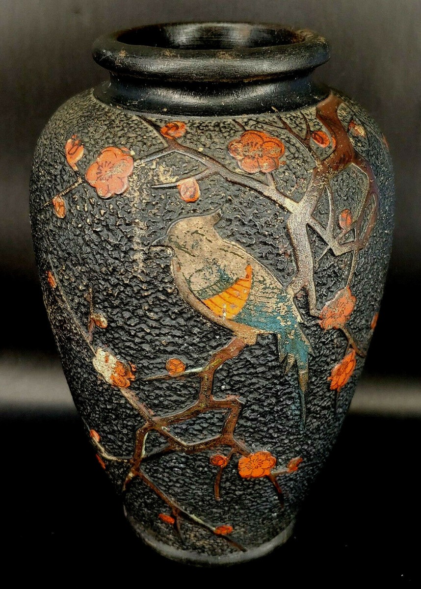 Antique Meiji Period Japanese Totai Shippo Tree Bark