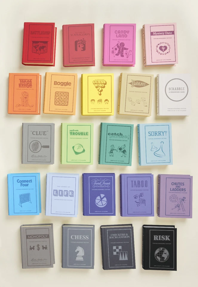 WS Game Company Colección Completa de 22 Juegos de Mesa Estantería Vintage Nuevos Foto 3 de 4