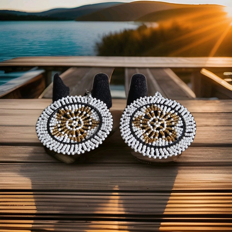 🇿🇦Handcrafted South African Beaded Earrings.