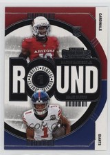 2024 Panini Contenders Round Numbers Malik Nabers Marvin Harrison Jr #2 1d0x