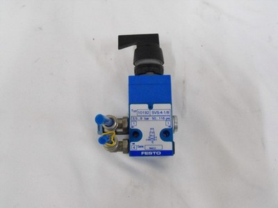 Festo 10192 #SVS-4-1/8 Pneumatic Control Valve with 2-position switch, light use
