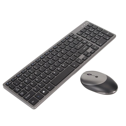 Keyboard Mouse Combo 2.4G Wireless Rechargeable 102 Keys Ergonomic Keyboar AM - Afbeelding 7 van 24