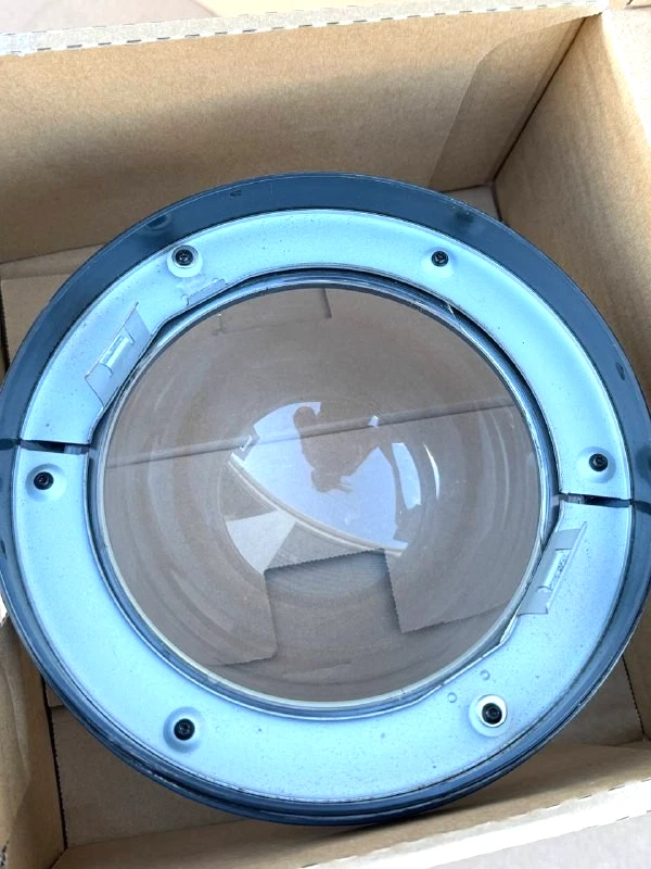 Lot of 2 Pelco LD6PB-1 Spectra Enhanced IK10 Pendant CLR Camera Lower Dome - Image 2 of 4