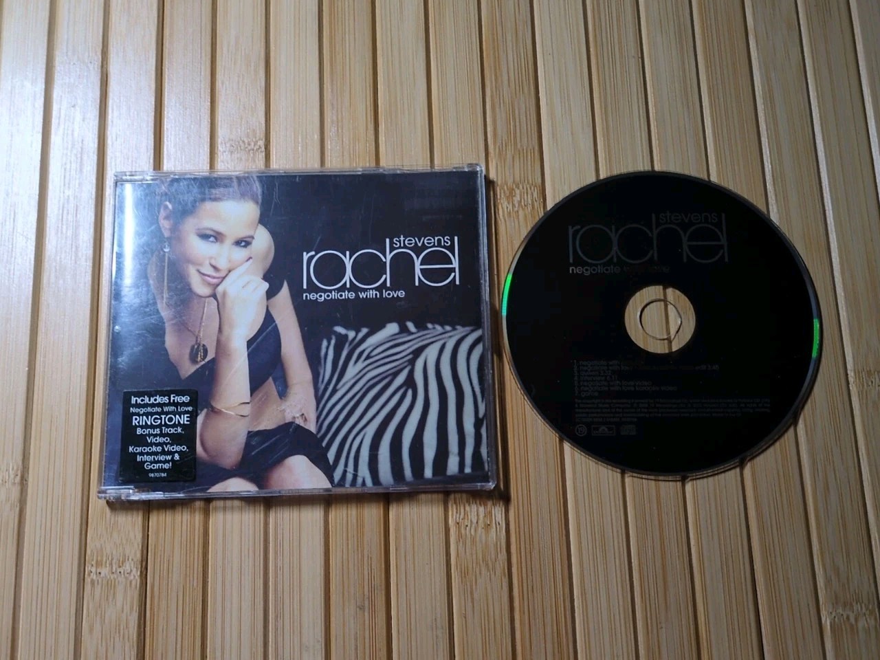 Rachel Stevens Negotiate With Love  Single CD  2005 In Very Good Condition