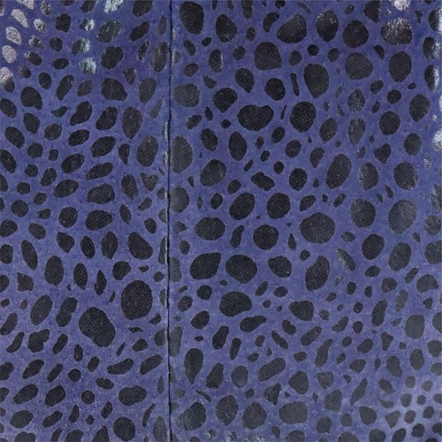 Chaqueta de cuero Steve Madden para mujer L azul estampado animal años 90 Y2K nueva con etiquetas - Imagen 7 de 14