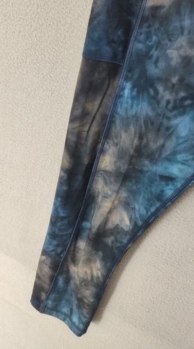 X by Gottex Damen Hose mittelblau Batik Poly Pull On Activewear Leggings - Bild 2 von 13