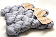 4 Matched Hanks Madeline Tosh Merino Light 100% Superwash Fingering Moonstone DO