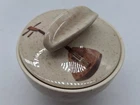 Vintage Sugar Pot Jar Red Wing Lute Pottery with Lid 3 1/2 inches