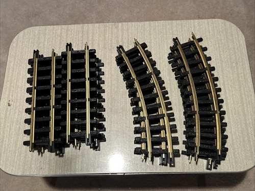 G Scale Lot of 16 New Bright Holiday Express Track 8 Straight and 8 Curve
