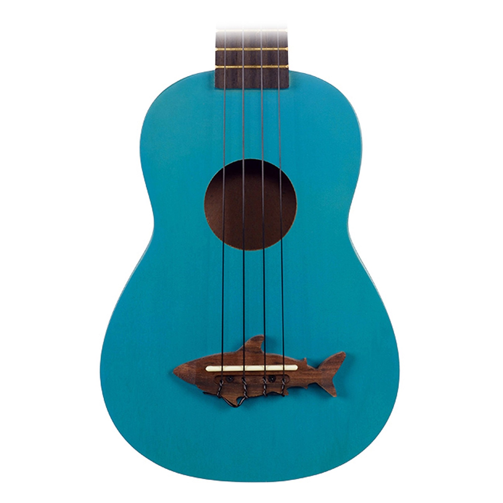 Гавайская гитара Kala Makala Shark Bridge Soprano - Синий 12190₽