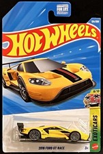 2026 HOT WHEELS EXOTICARS #124 2016 FORD GT RACE YELLOW | TREASURE HUNT | FSC