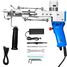 Rug Digital Tufting Gun Starter Kit Cut Pile Carpet Weaving Machine Kit & Yarn