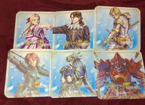 Valkyrie Profile × Sweets Paradise Cafe Coasters Set of 6 Square Enix Japan - Picture 8 of 12