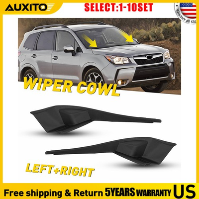 #ad Black Front Cowl Vent Grille Panel For 2014 2018 Subaru Forester Vehicle 2 20X $8.99