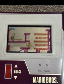 Nintendo Game & Watch Mario Bros Handheld Console Genuine