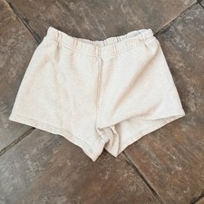 Tna by aritzia Cozy Perfect Sweat Shorts Beige S Fleece