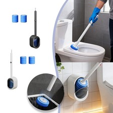 Disposable Toilet Cleaning Tool,Extended Handle for Bathroom Cleaning,8Pcs Brush