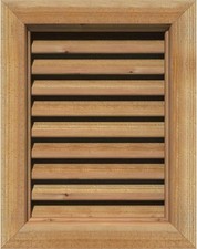 Ekena GVWVE22X3200RFUWR Vertical Gable Vent, 27"W x 37"H (Rough Opening: 22"W x