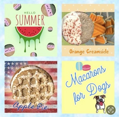 Macarons Organic Pet Treats Puppy Cookies Dog Biscuits BAKED FRESH To Order
