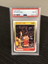 1988-89 Fleer - #1 Antoine Carr - PSA 8