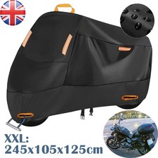 XXL Heavy Duty Waterproof Motorcycle Motorbike Cover Outdoor Rain Dust Protector
