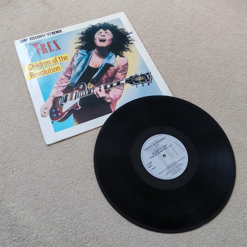 T. Rex Children of The Revolution Vinyl 12" Tony Visconti '87 Remix 12 MARC 1 EP - Picture 4 of 8