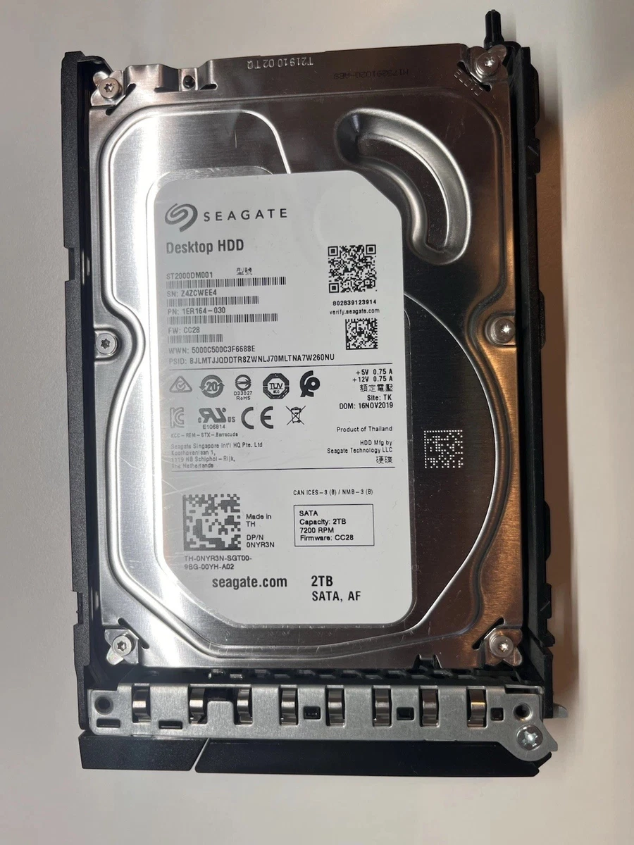 Seagate Internal Hard Disk Drives eSATA 2TB Storage Capacity for