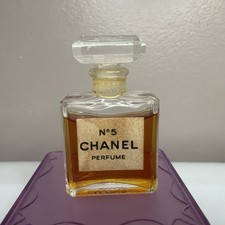 Vintage Chanel No. 5   1/4 oz perfume