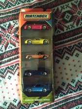 Matchbox 5 Pack Porsche Heroes All Porsche Set 911 914 918 New Hard To Find Hot
