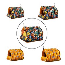 Bird Nest, Hammock Birdcage Accessories Swing Birds Hut Parrot Shed for