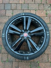JAGUAR  20" KALIMNOS BLACK ALLOY WHEELS 2 VERY GOOD 2 DAMAGED