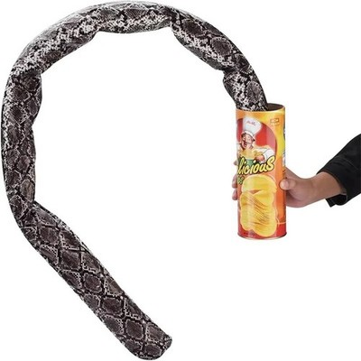 the Potato Chip Snake Can Jump Stage Magic Tricks Spring Snake Toy April Fool Da