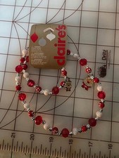 Claire's Kids Necklace/ Bracelet Set. Holiday Themed.