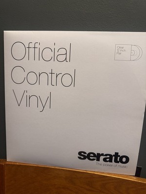 2x Serato Performance Series Control Vinyl - transparent 12'' Paar