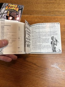 Tomb Raider the Last Revelation & Chronicles. Sega Dreamcast Manuals Only