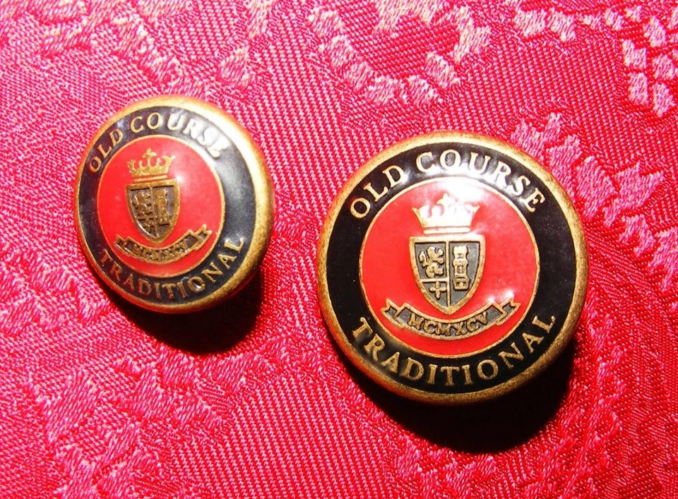 HOME OF GOLF OLD COURSE AT ST ANDREWS SCOTLAND REPLACEMENT DB BLAZER BUTTON SET - Image 2 of 4