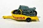 VINTAGE MATCHBOX SERIES LESNEY HONDA MOTORCYCLE AND TRAILER No. 38 1970 EX 🇬🇧