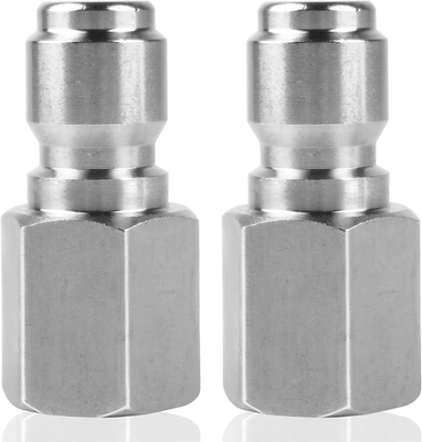 #ad #ad 2Pcs Pressure Washer Coupler Stainless Steel 1 4quot; or 3 8quot; Male Quick Connect P $23.99