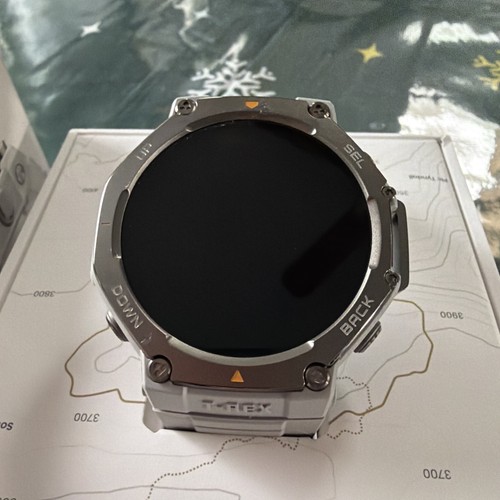 Amazfit T-Rex 3 47mm Estuche Negro Gris Banda Silicona (caja abierta) - Imagen 5 de 6