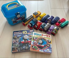 A lot of anime Thomas Plarail Thomas TOMY Train Set Cars Case Books