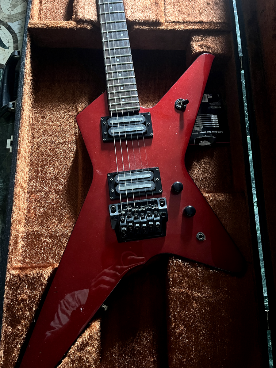 5/27価格【美品】Ibanez RG350DX / 非純正ソフトケース付 Ibanez Dt350 X Series 1985 + Hard case , X shaped Explorer-style