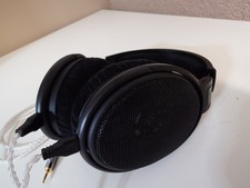 Sennheiser HD 600 Cuffie Aperte (Foam mod) Nero con Cavo Bilanciatore 2,5mm