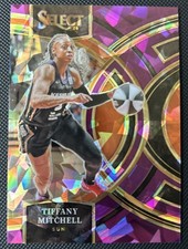 2024 Panini Select WNBA - Tiffany Mitchell #189 Purple Ice Prizm /149