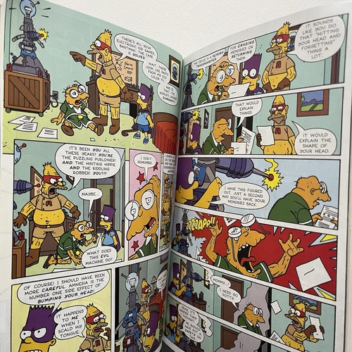 Bouncy Book Of Bart Simpson 3 Books The Simpsons FREE TRACKED POSTAGE - Picture 5 of 13