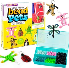 Create Your Own Bead Pets by Horizon Group USA, Includes over 600 Pony Beads, 6 