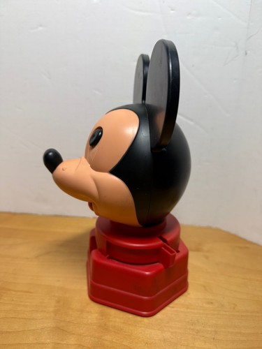 Vintage 1968 Hasbro Disney Plastic Mickey Mouse Gumball Machine Candy Dispenser - Picture 2 of 7