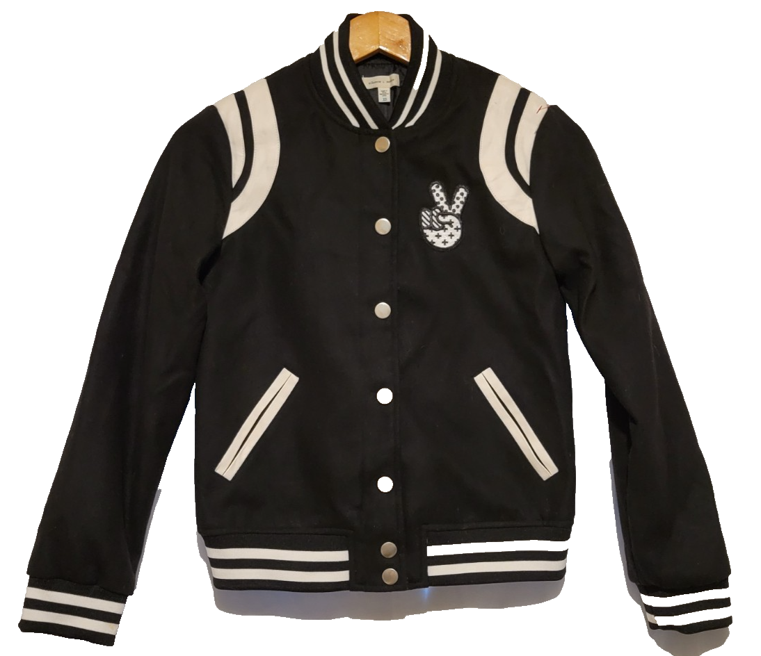 寿*打様 MUZE NOISE EASY SLACKS/NOISE JACKET Vintage Silence Noise Varsity Jacket Sze XS White Trim on Collar