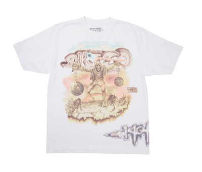 Travis Scott Utopia Tour Skitzo Circus Maximus European Exclusive Tee White Sz M