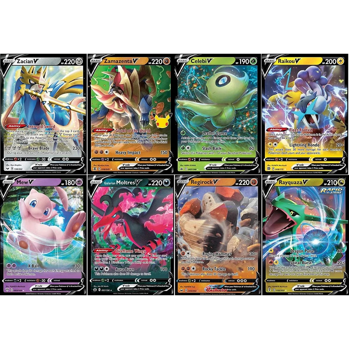 ポケモン　　5個　セット　Pokémon cards 5paks Bulk Pokemon Cards: Pokemon V 5 Card Lot - Legendary or Mythical